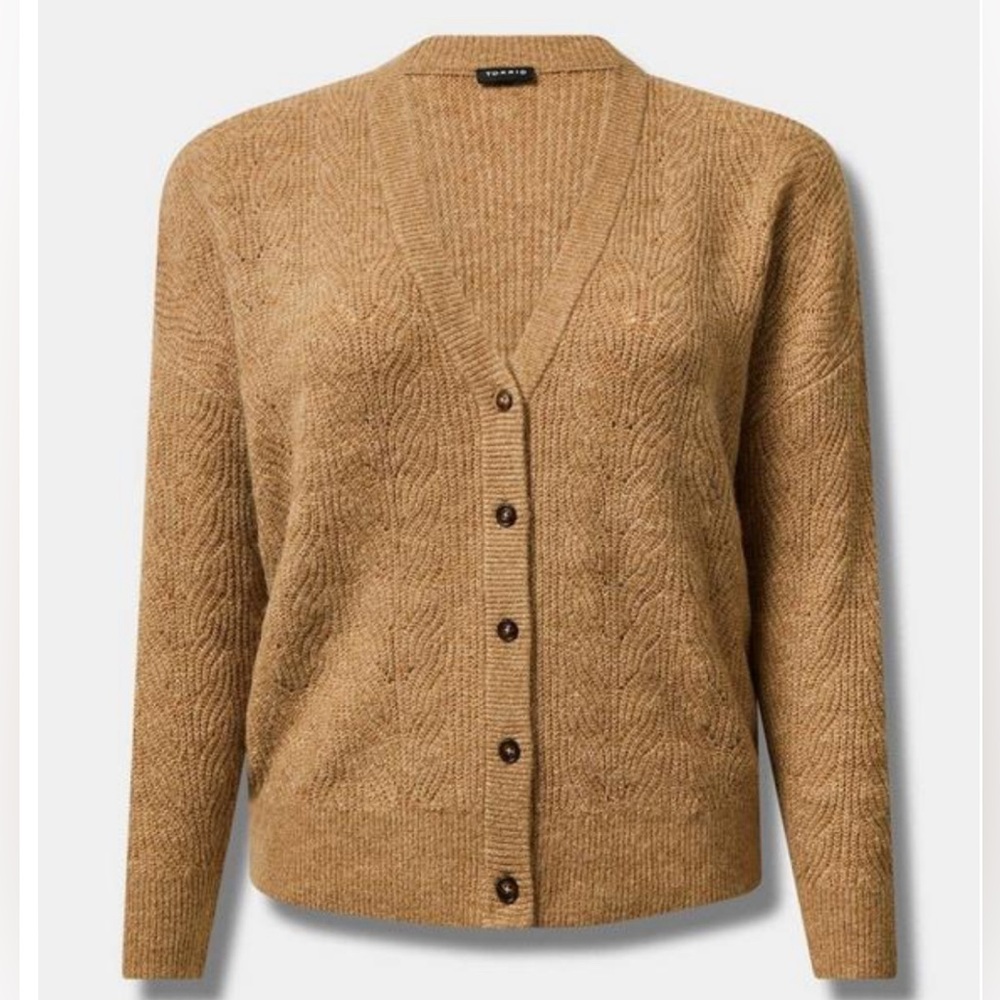 NWOT TORRID Tan cardigan